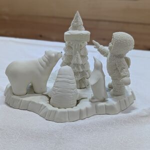 Department 56 White Ceramic Winter Scene